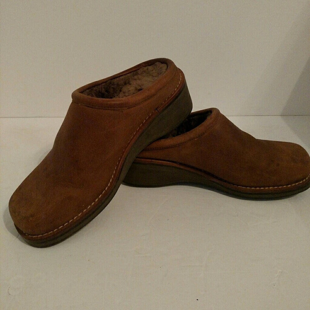 Cole Haan Women's Suede Nuebuc Slip On Mules